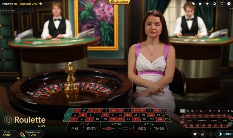 Giao diện chơi Roulette Nhà Cái ANO88