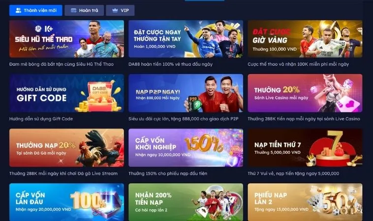 Săn Ngay Cơn Mưa Khuyến Mãi Tại ANO88 Nhận Thưởng Tiền Tỷ Về Túi Ngay 1 Đa dạng các chương trình khuyến mãi ANO88 tặng người chơi