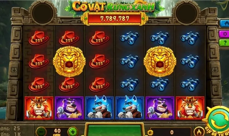 Giao diện chơi Nổ Hũ Rừng Xanh Tại ANO88